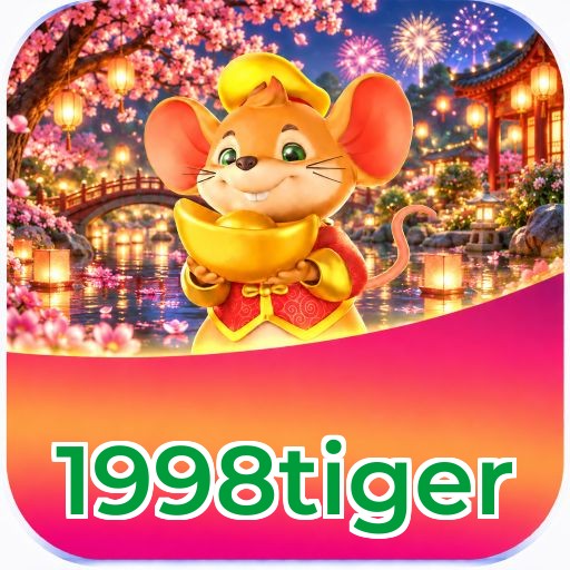 Interface da plataforma 1998tiger mostrando slots populares e bônus de boas-vindas